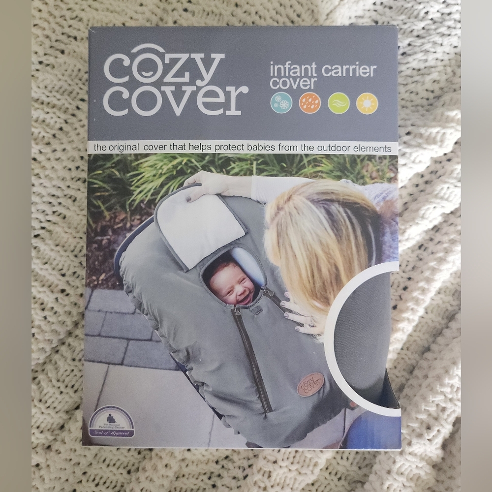 Cozy Infant Carrier Cover Gray